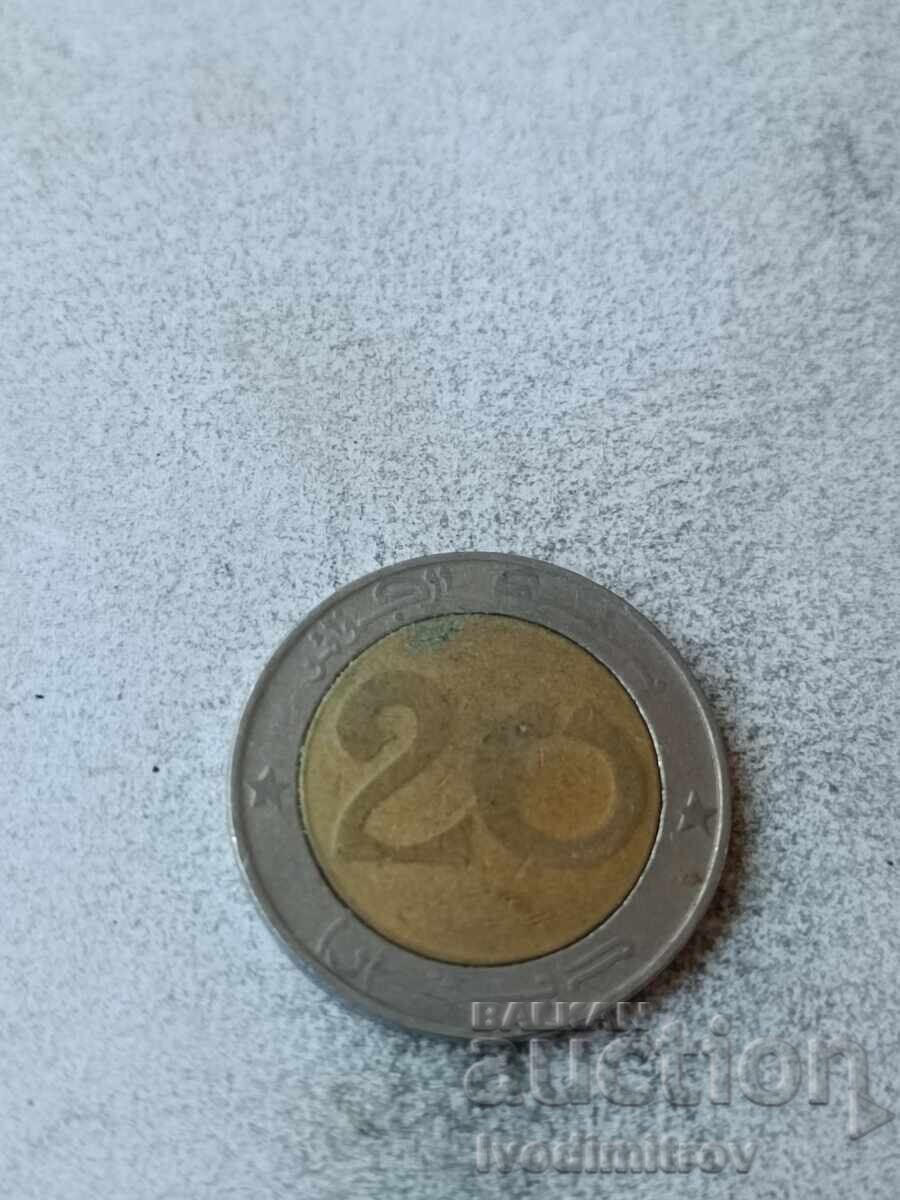 Algeria 20 dinari 2000