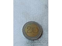 Алжир 20 динара 2000