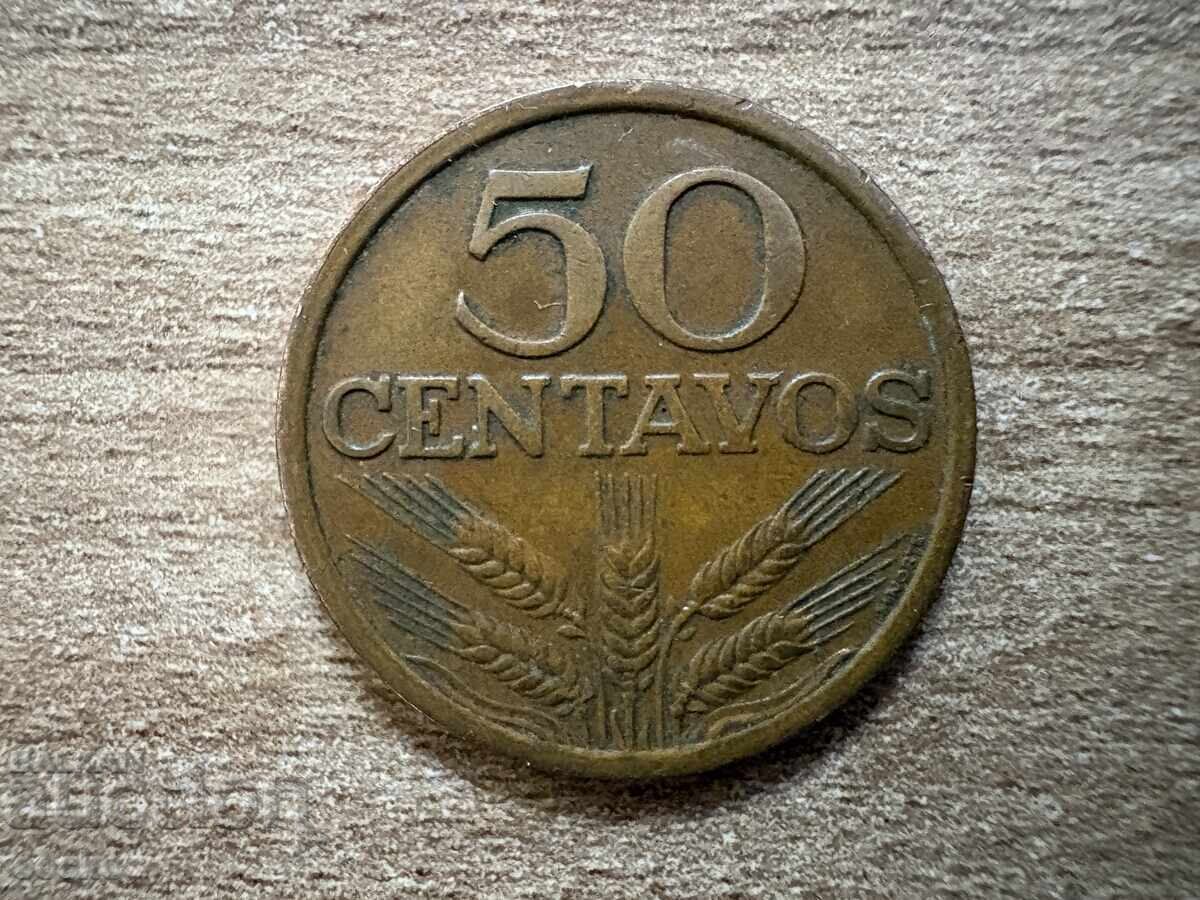 Portugal - 50 centavos (1974) Portugal - 50 centavos (1974)
