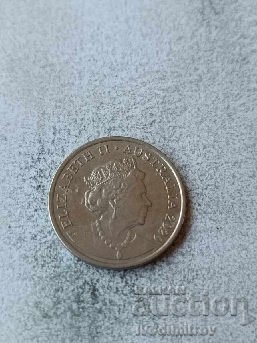 Australia 10 cents 2020 with price € 1.48 | 2.89 BGN