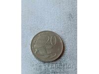 Australia 20 cenți 1914