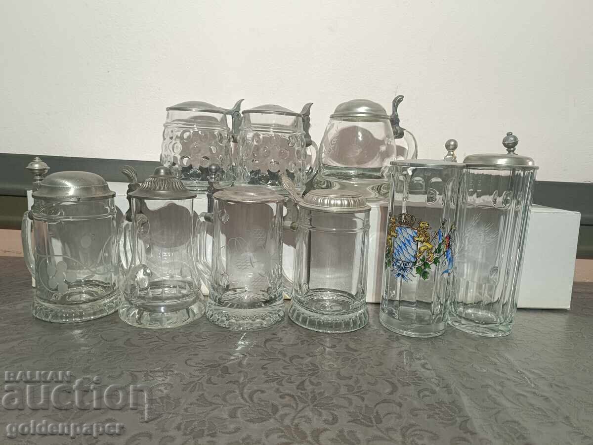 Πώληση Νο. 52 Γυάλινες κούπες με καπάκι με τιμή € 15.00 | 29.34 BGN