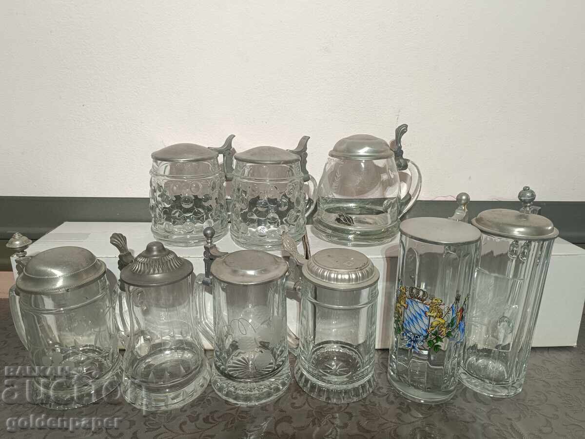 Πώληση Νο. 52 Γυάλινες κούπες με καπάκι