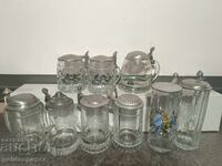 Sale #52 Glass Mugs with lid
