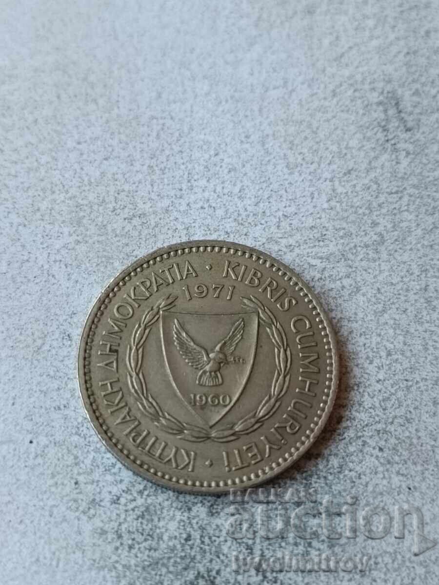 Cipru 100 cenți 1971 cu preț € 1.86 | 3.64 BGN