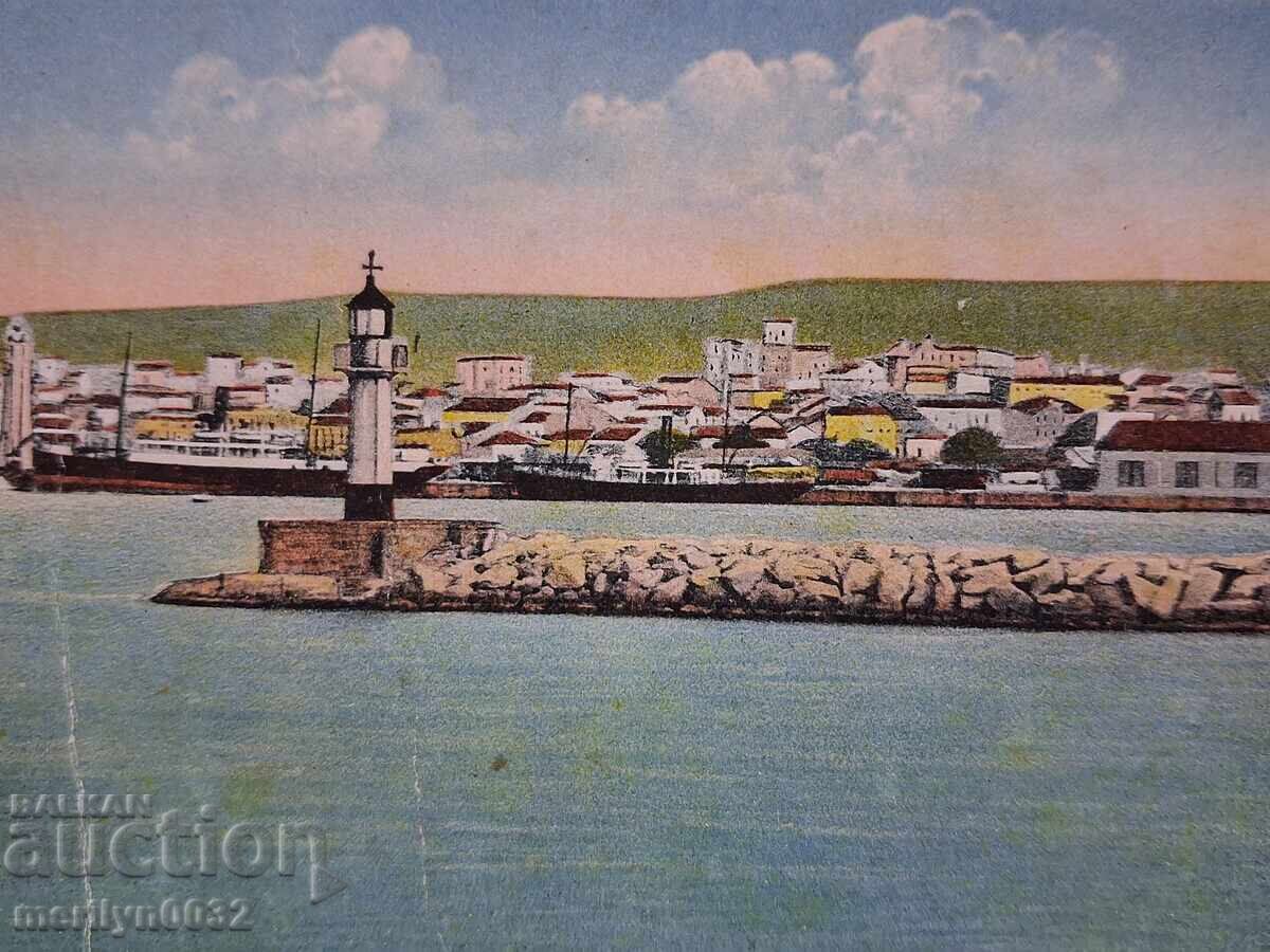 Photo postcard Varna 1920 The Port - 6