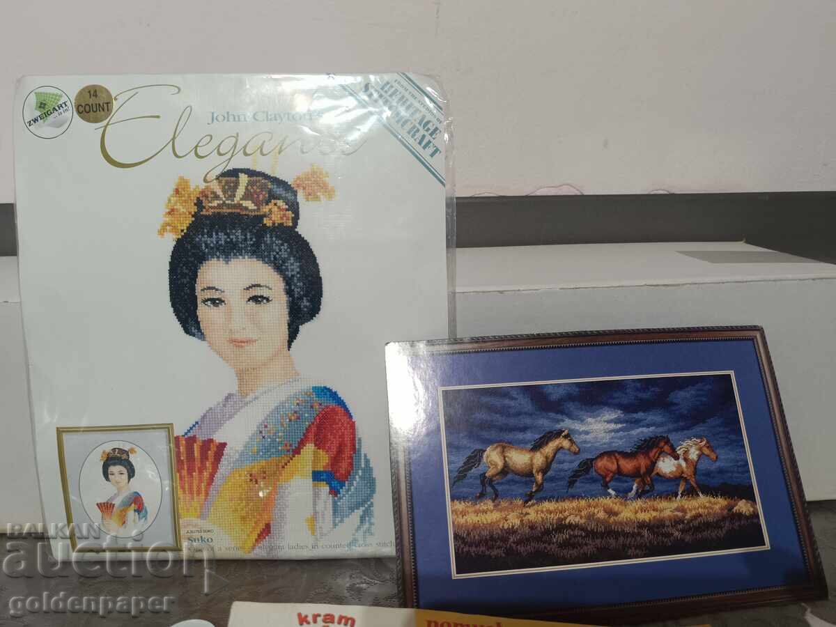 Lichidare nr. 57 Goblenuri de lux cu fire și scheme și altele