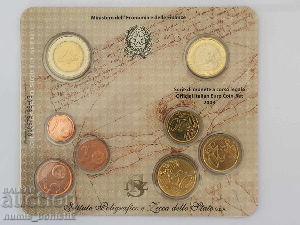 Set de la 1 cent la 2 euro 2003 Italia EUR
