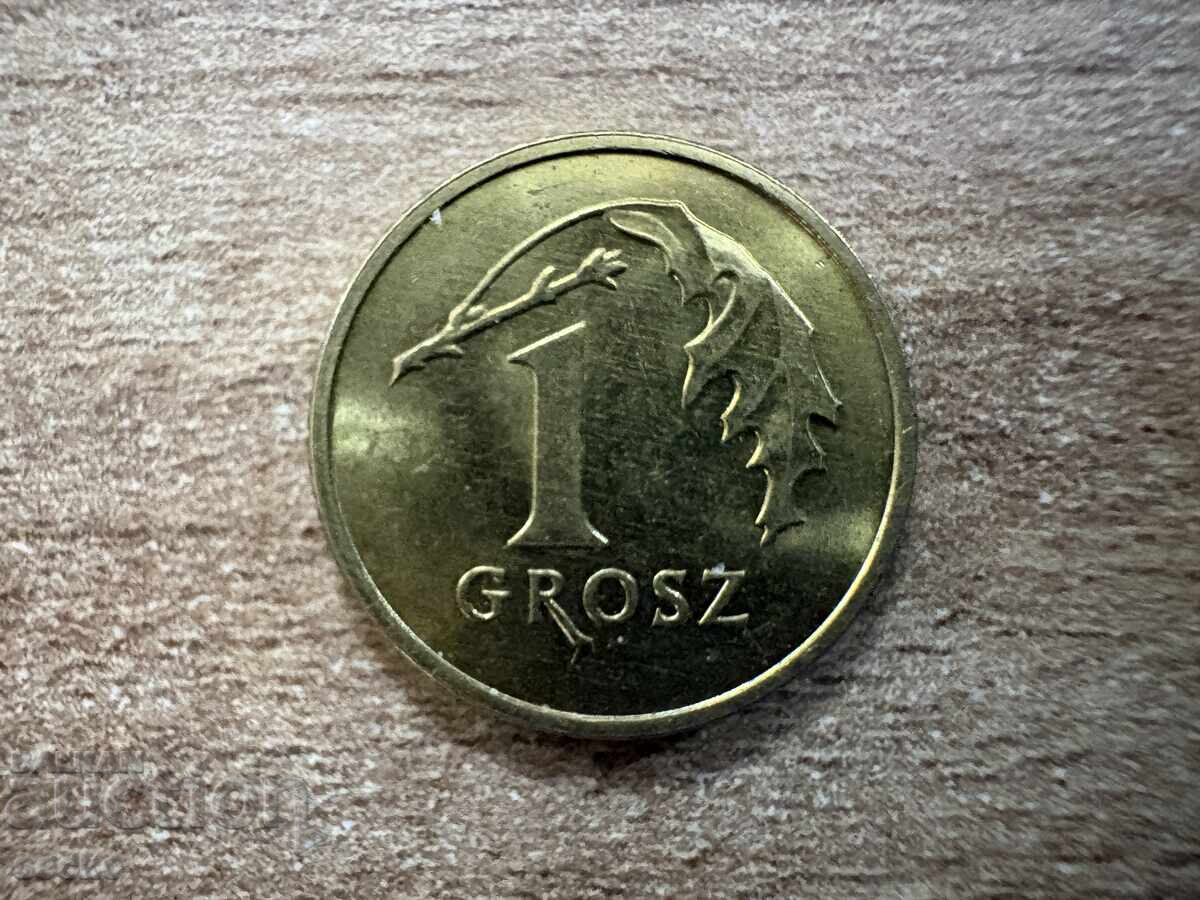 Polonia - 1 grosz (2019) Polonia - 1 grosz (2019)