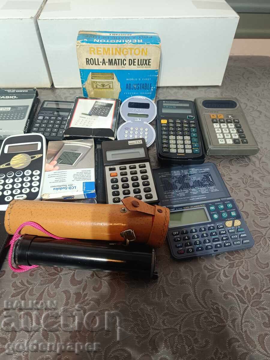 Аукцион Разпродажба №58 Калкулатори работещи и неработещи