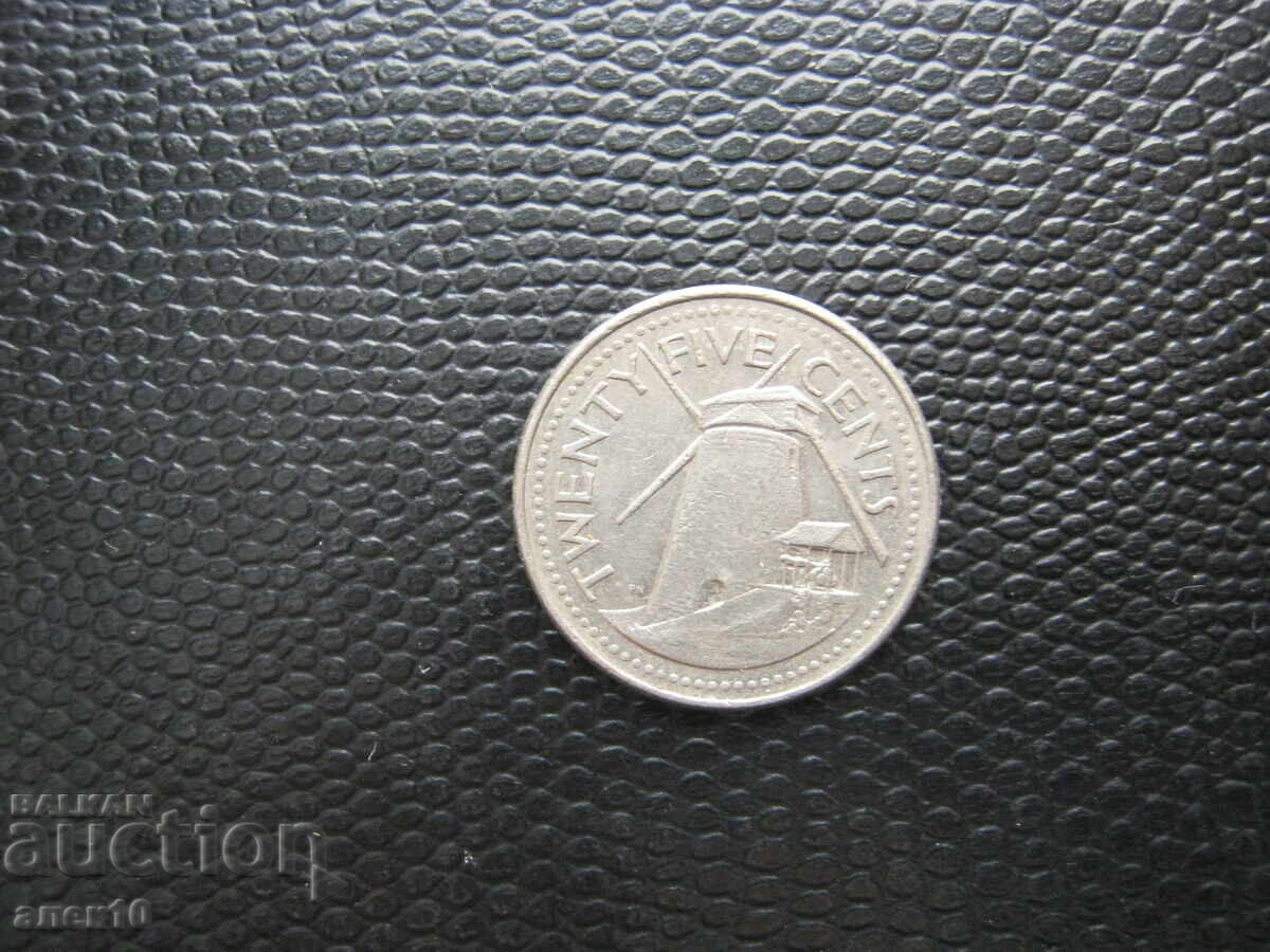 Barbados 25 cenți 1998 și cu preț € 0.30 | 0.59 BGN