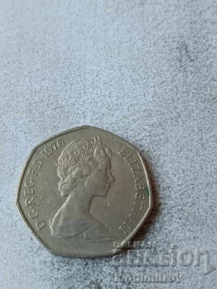 Marea Britanie 50 pence 1976 cu preț € 0.84 | 1.64 BGN