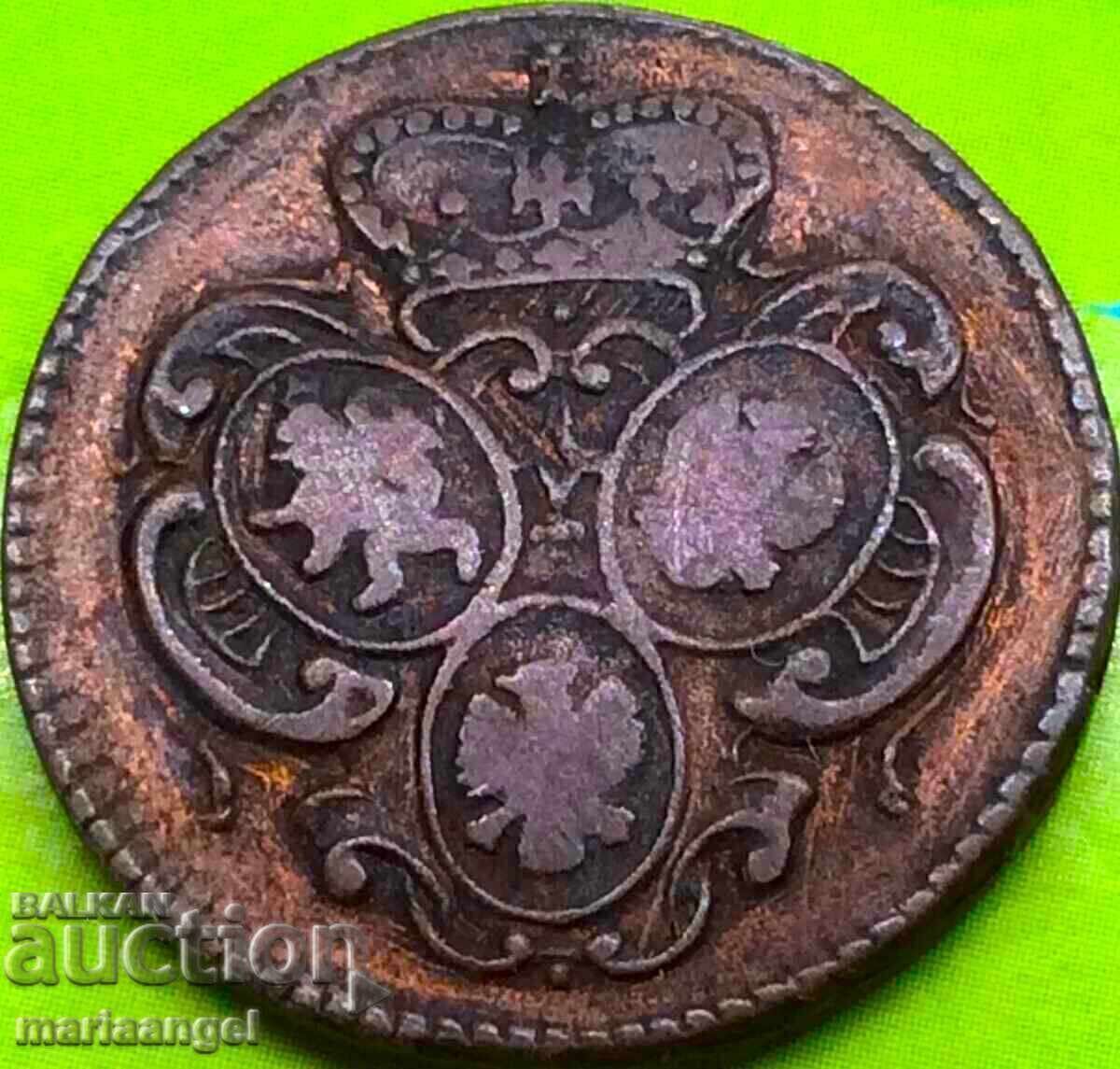 Δημοπρασία 1 Groschen 1764 Αυστρία προς Τσεχία Πράγα Maria Theresa - σπάνιο