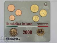 Σετ από 1 λεπτό έως 2 ευρώ 2008 Ιταλία EUR