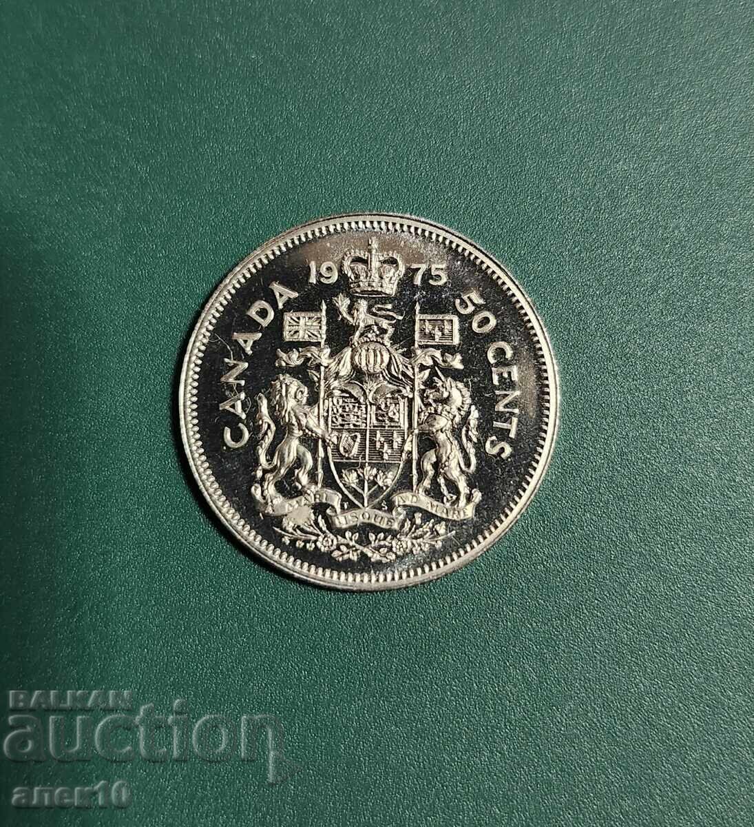 Set Canada 1 - 50 cenți 1975 și - 5