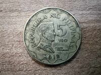 Filipine - 5 pesos (2010)