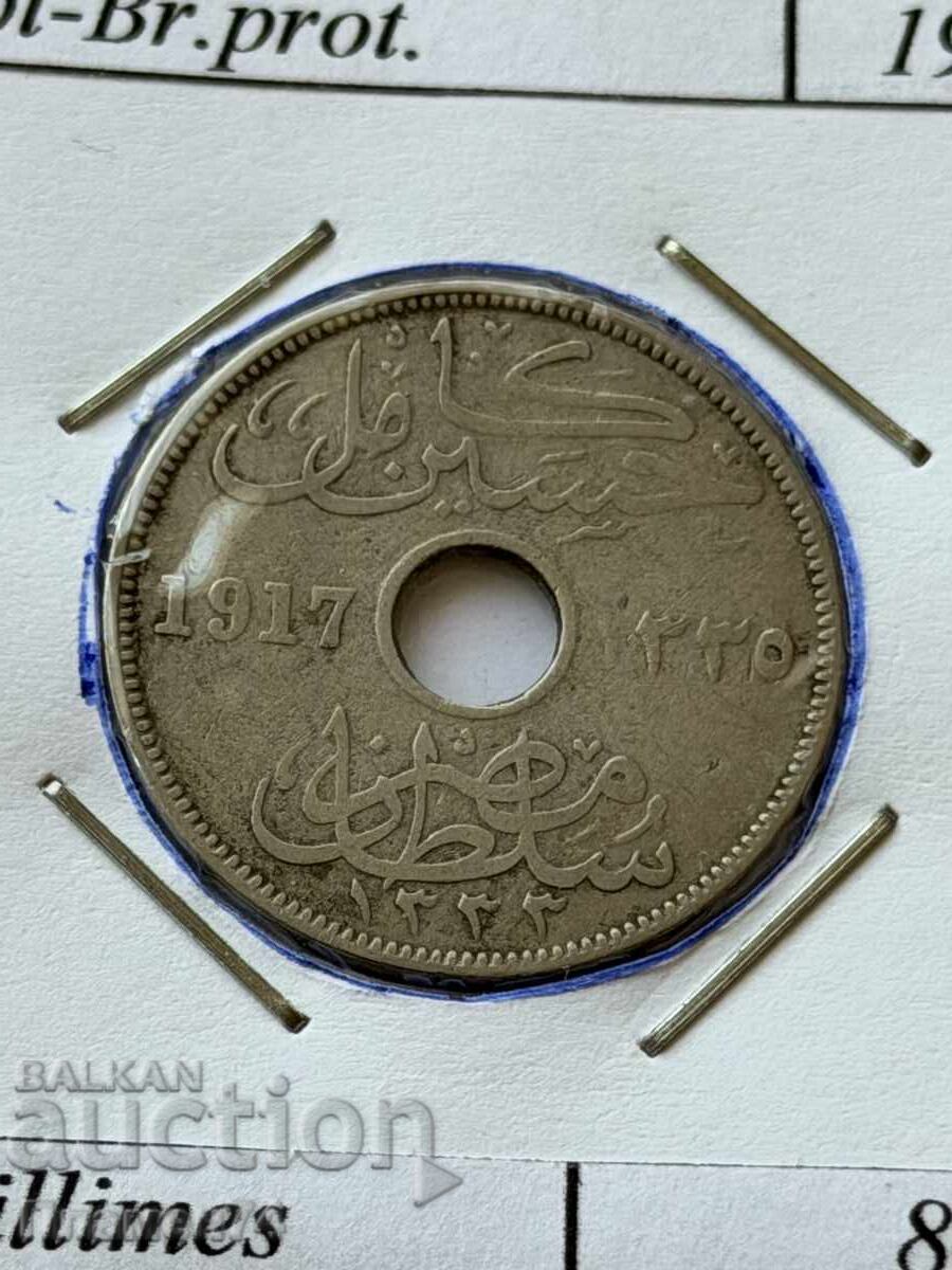 10 Milliemes 1917 Egypt