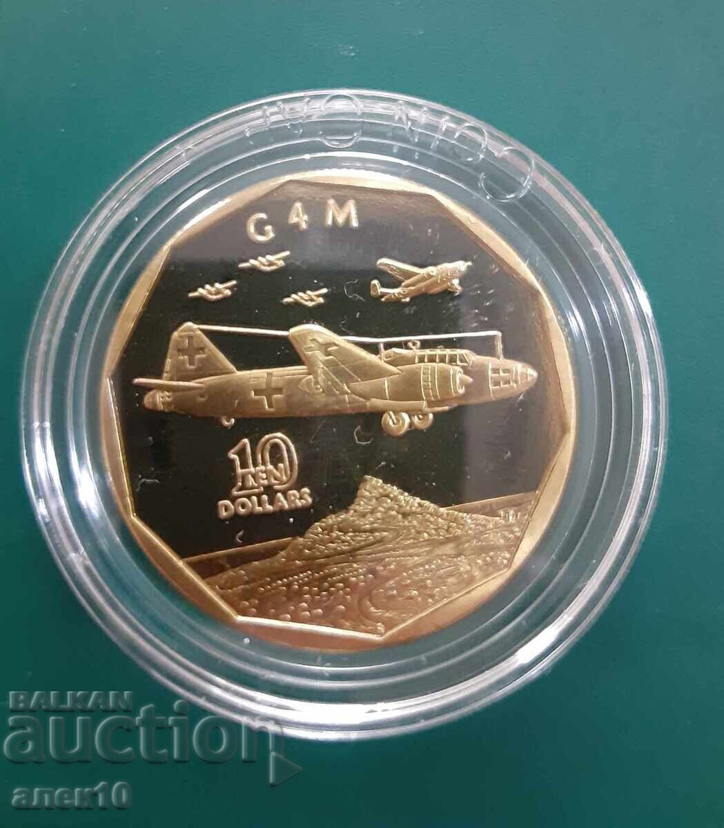 Insulele Marshall 10 dolari 1991 15 i