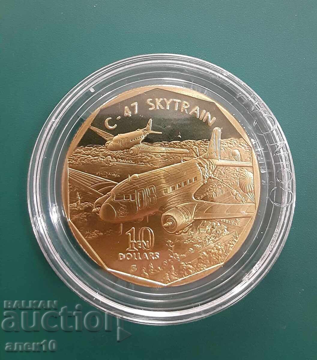 Insulele Marshall 10 dolari 1991 16 și