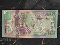 Τραπεζογραμμάτιο - Σουρινάμ - 10 φιορίνια UNC | 2000