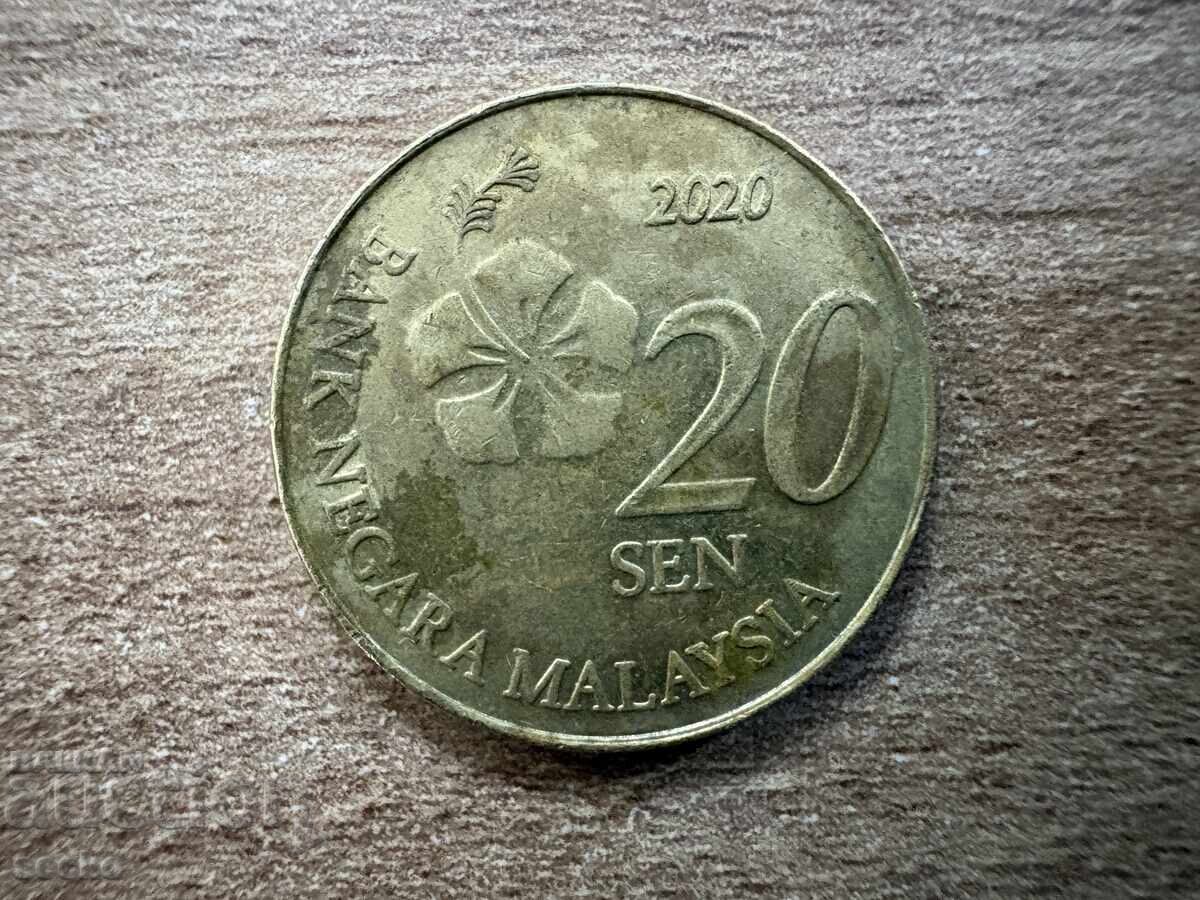 Μαλαισία - 20 sen (2020)