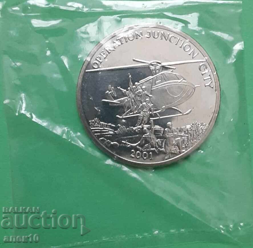 Liberia 5 dolari 2001 în