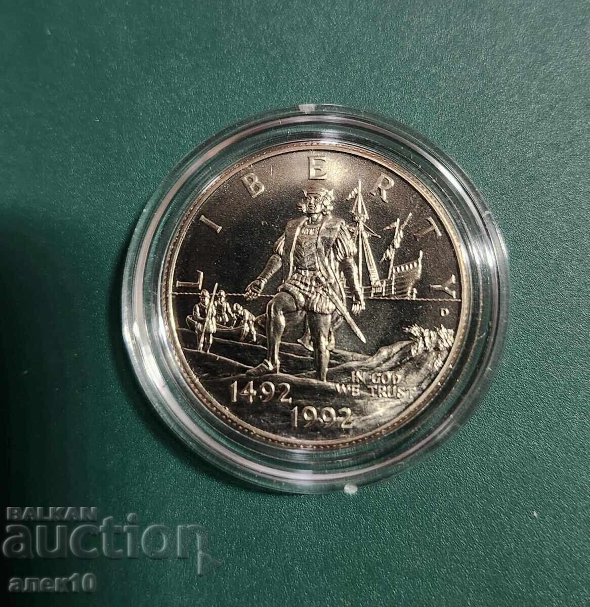 SUA 1/2 dolar 1992 Denver și