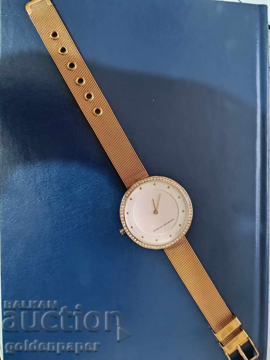 Раз-ба №67  Работещ Дамски часовник Adriane Vittadini с цена € 5.00 | 9.78 лв.