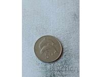 Исландия 5 крони 1987