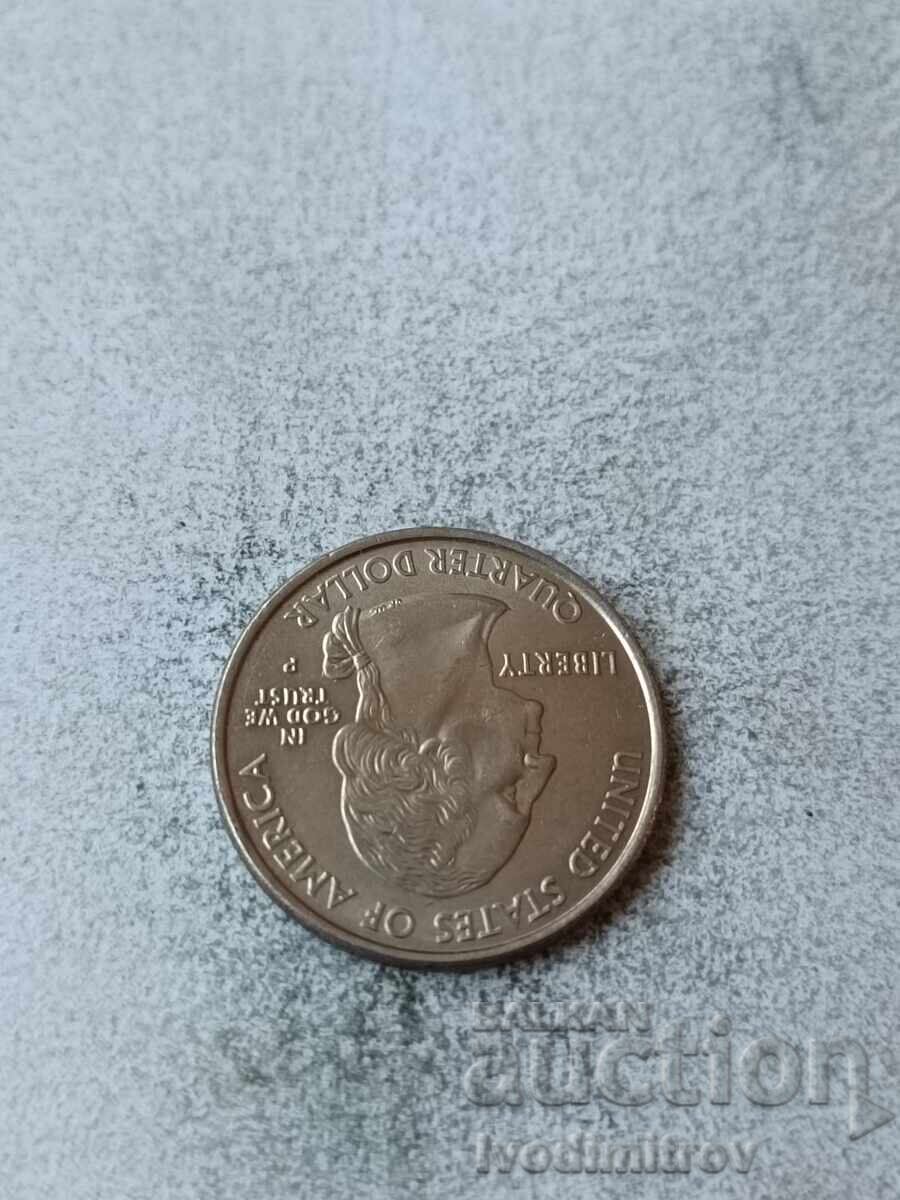 ΗΠΑ 25 σεντς 2001 P Rhode Island με τιμή € 0.89 | 1.74 BGN