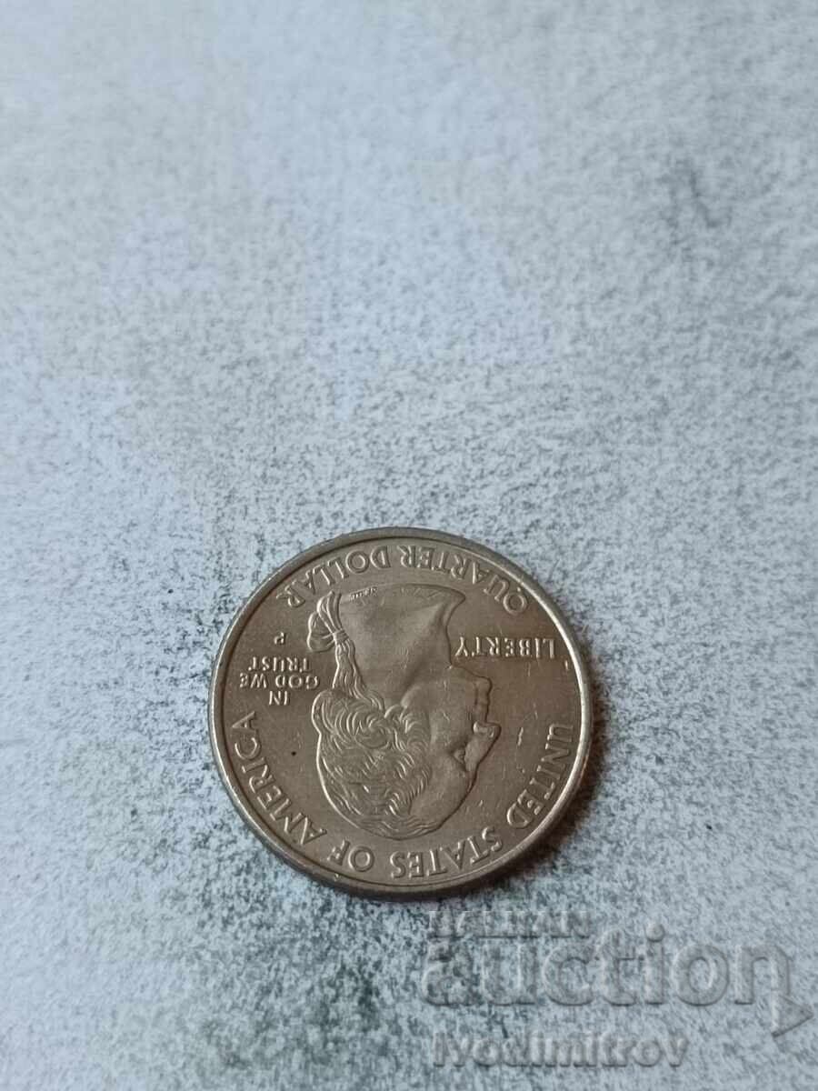 ΗΠΑ 25 σεντς 2001 P Rhode Island με τιμή € 0.89 | 1.74 BGN