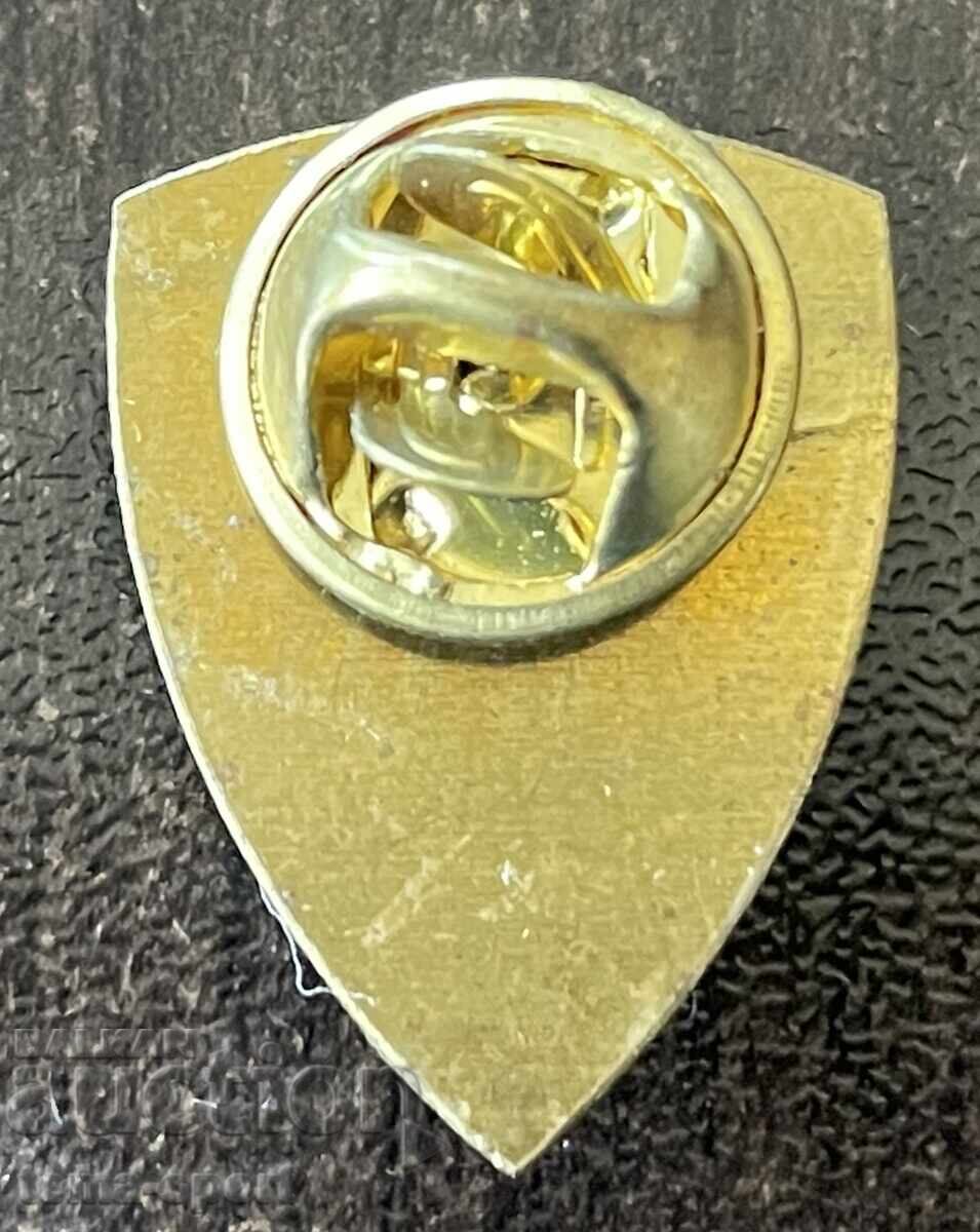 2091 Bulgaria insignă club de fotbal Angel Kancev Trăvna cu preț € 3.00 | 5.87 BGN