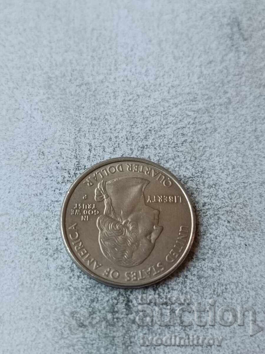 ΗΠΑ 25 σεντς 2001 Π Βερμόντ με τιμή € 0.89 | 1.74 BGN