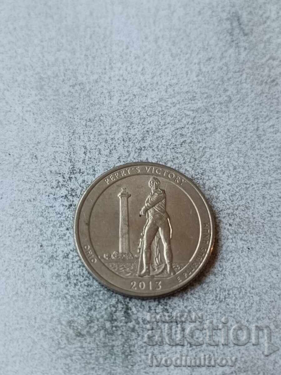 SUA 25 de cenți 2013 p