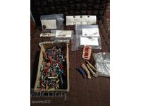 Resistors, transistors, diodes. Electronic parts. Large lot