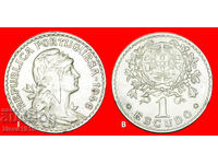 Ⰺ LIBERTY (1927-1968): PORTUGAL ★ 1 ESCUDO 1946! DISCOVERY