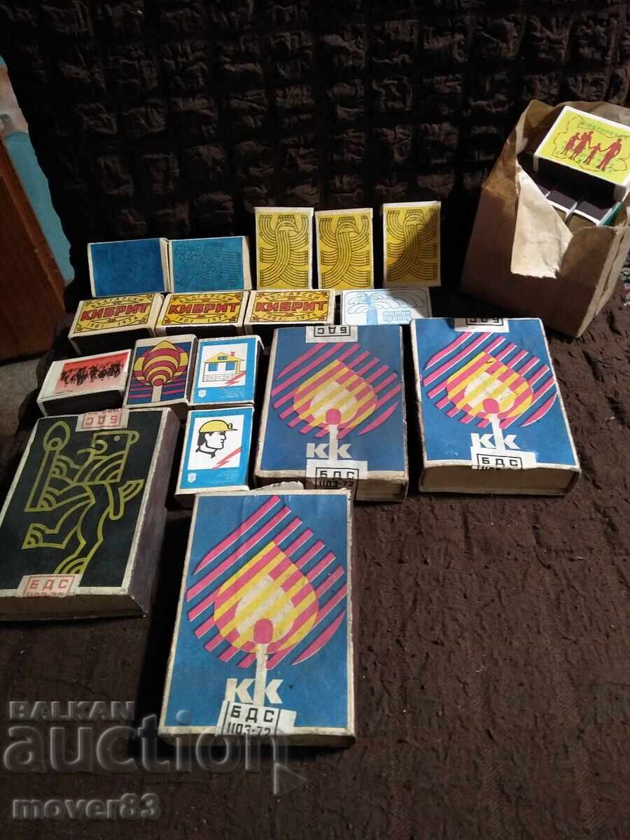 Παλιά σπίρτα και κουτιά. Παρτίδα