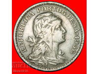 LIBERTY (1927-1968): PORTUGAL ★ 50 CENTAVOS 1956!