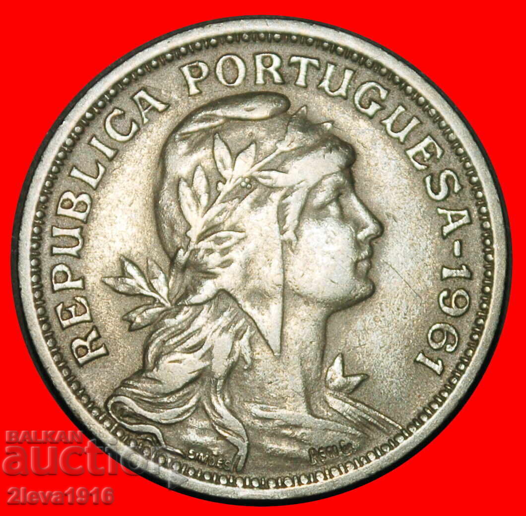 LIBERTY (1927-1968): PORTUGALIA ★ 50 CENTAVOS 1961! LIBERTY (1927-1968): PORTUGALIA ★ 50 CENTAVOS 1961!