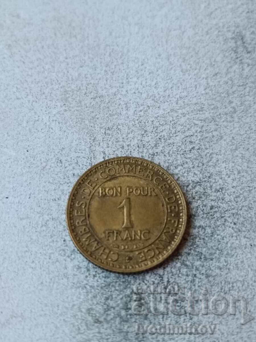 Franța 1 franc 1921