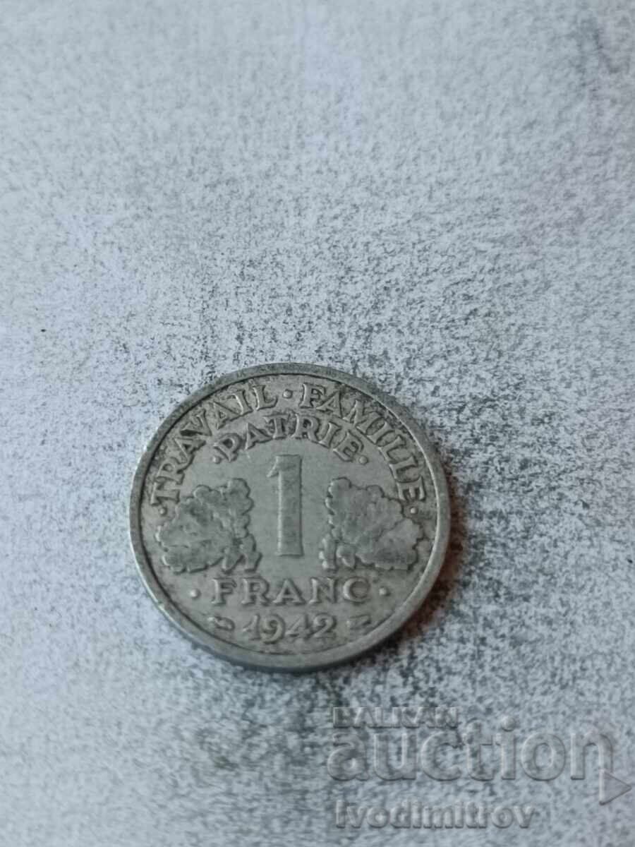 Γαλλία 1 φράγκο 1942