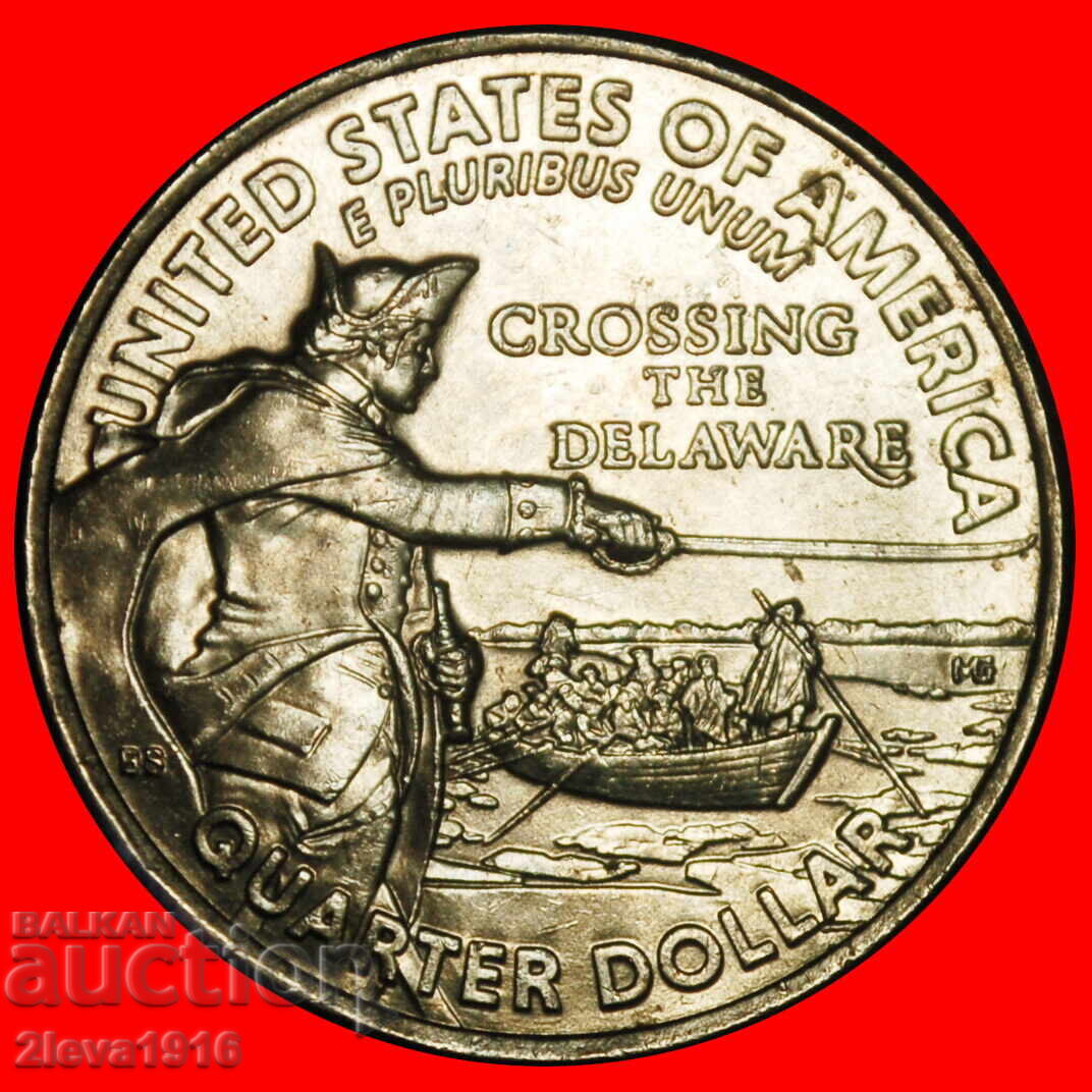 Ⰺ SHIP 1776: USA ★ 1/4 DOLLAR 2021P WASHINGTON (1789-1797)!