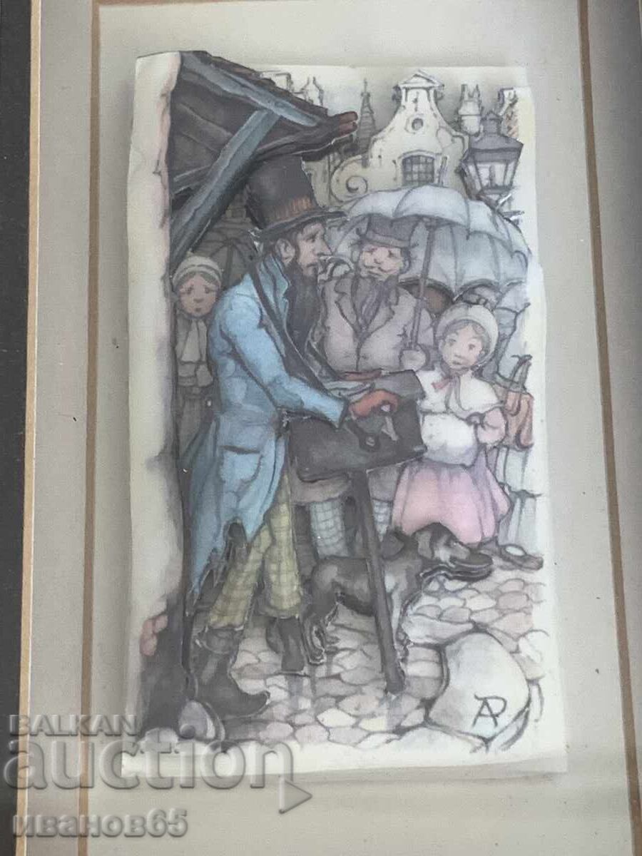 Аукцион картина по Anton Pieck