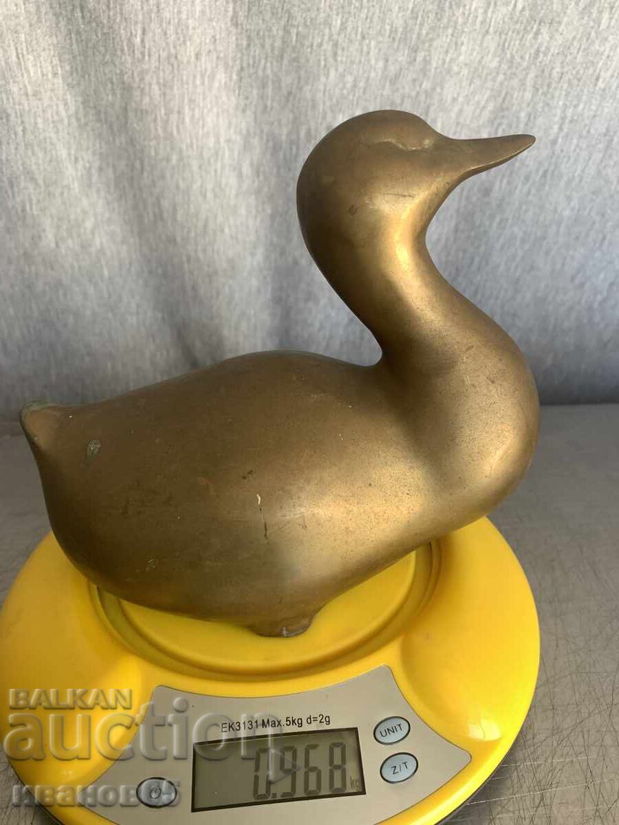 figurină din bronz reprezentând o rață cu preț € 35.00 | 68.45 BGN
