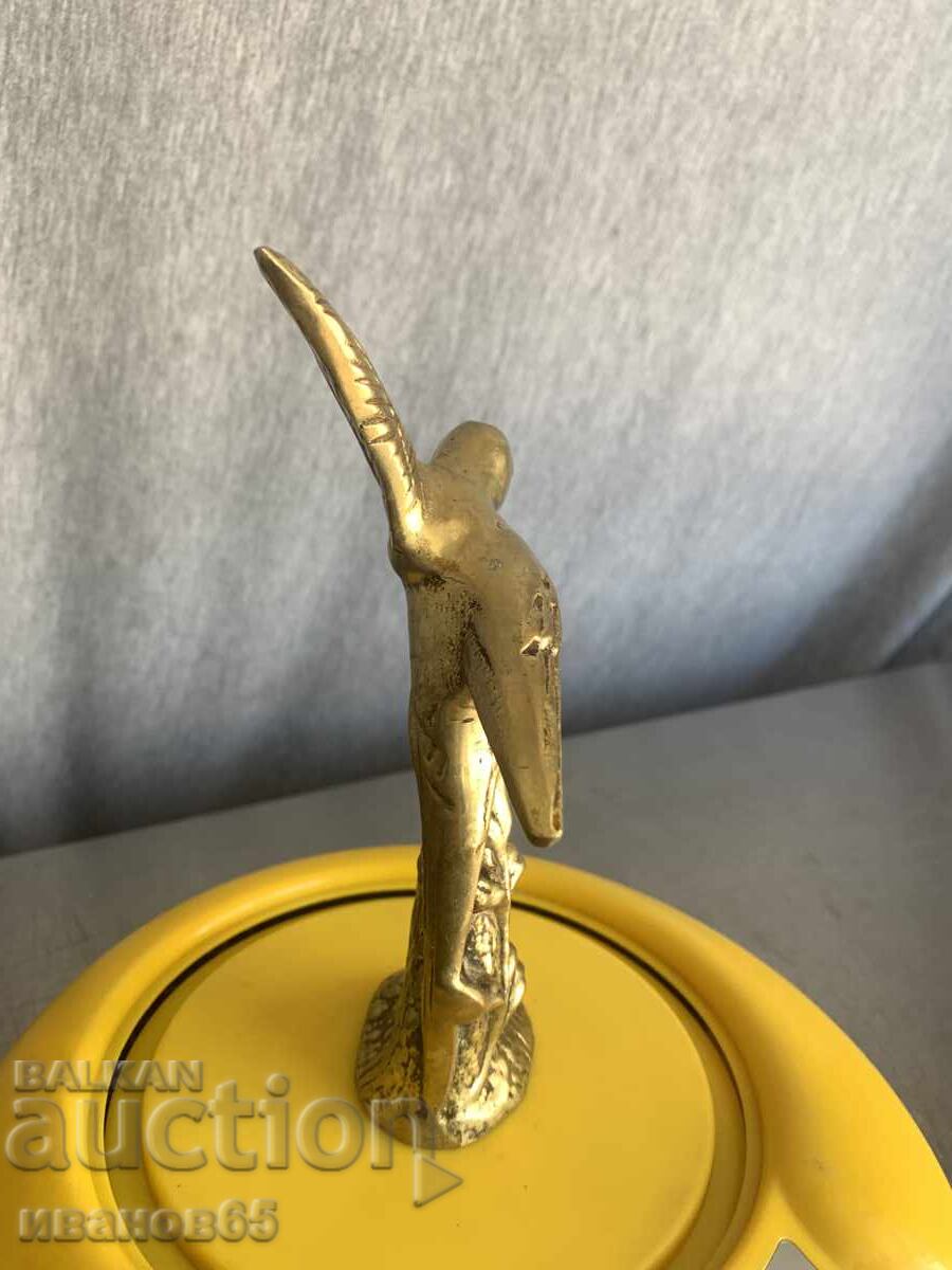 sculptură din alamă reprezentând o pasăre - 6