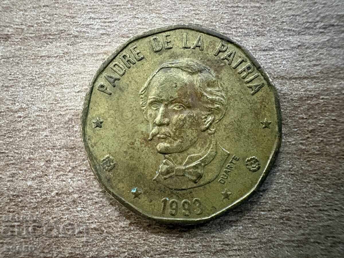 Republica Dominicană - 1 peso (1993) cu preț € 0.15 | 0.29 BGN Republica Dominicană - 1 peso (1993) cu preț € 0.15 | 0.29 BGN