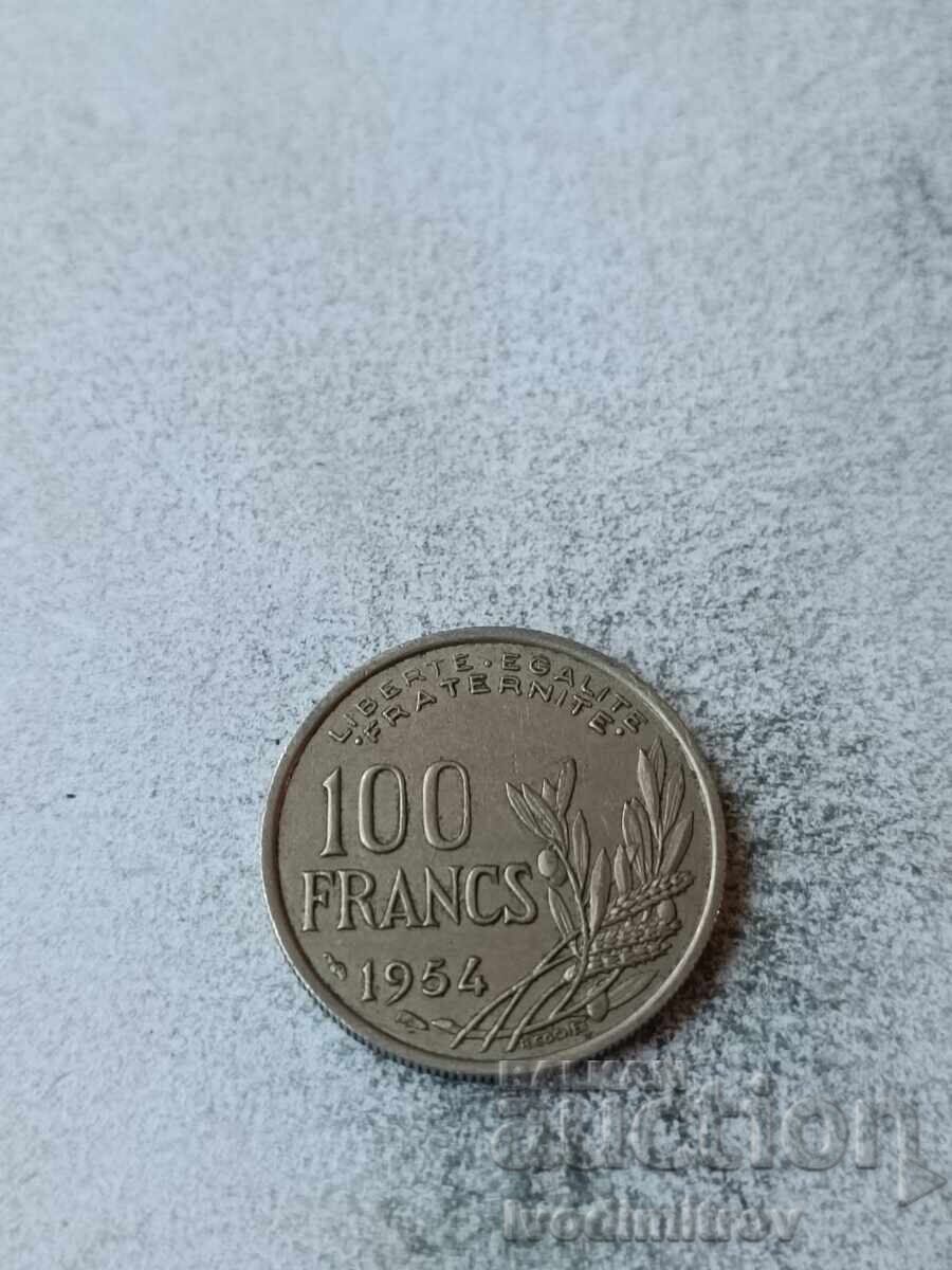 Franța 100 franci 1954