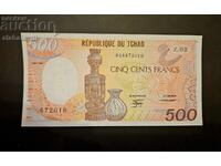 Chad, 500 francs 1990 UNC