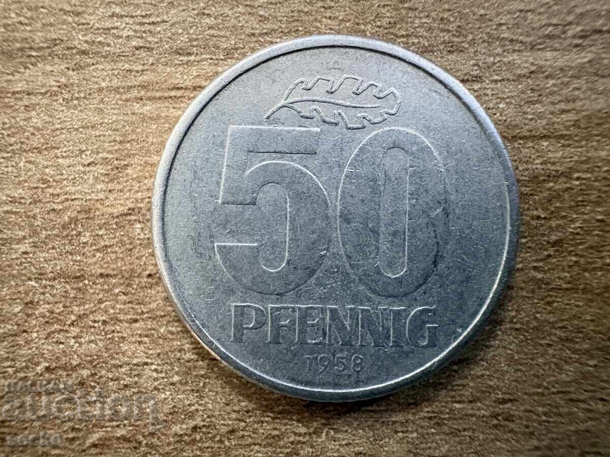 GDR - 50 Pfennig (1958)