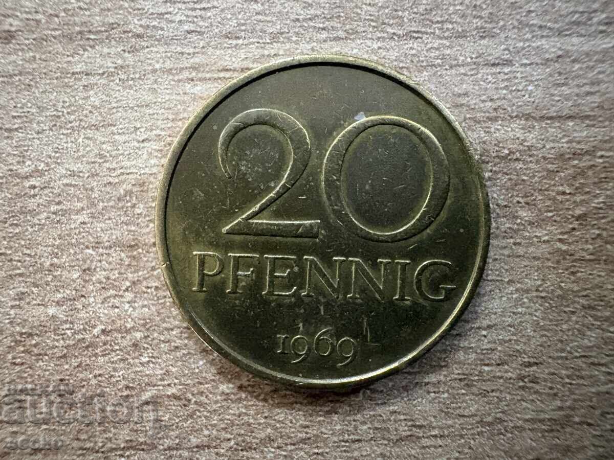 RDG - 20 pfennig (1969)